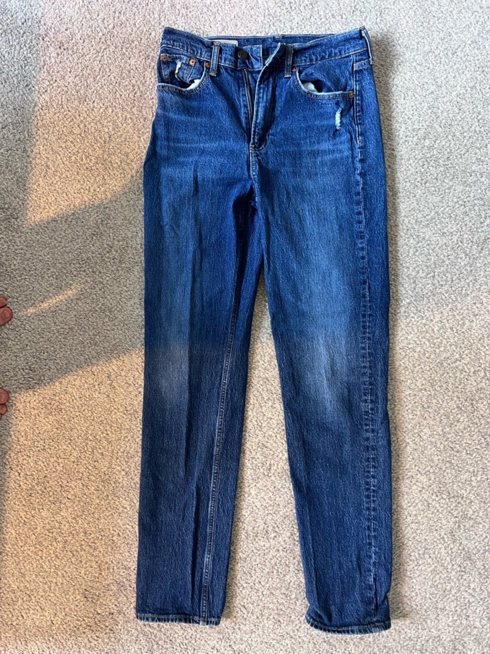 GAP Straight-Leg Women’s Jeans in Dark Blue Wash 6T